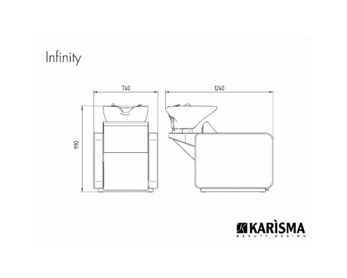 Мойка парикмахерская INFINITY